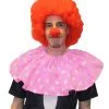 Baby Pink & White Polka Dot Clown Collar With Red Afro & Sponge Clown Nose -Halloween Shop 045c0be4 2538 4f89 bdde 28d93fc0f0e1 94339.1505735280