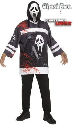 Adults Ghost Face Ice Hockey Jersey & Mask Halloween Fancy Dress Costume [One Size] -Halloween Shop 0e50a0bb e68c 4cdc b49a a07e8d7eeefb 89306.1665667742