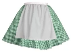Adults 15" Length Gingham Skater Skirt With Apron Country Barn Dance Western Cowgirl World Book Day Fancy Dress Costume Accessory -Halloween Shop 195abfb6 318a 4c11 833b 2d5071ae317d 29797.1681393226