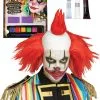 Deluxe Twisted Killer Clown Wig & Makeup FX Kit Halloween Fancy Dress -Halloween Shop 2419c316 dc75 464b 995f 48ec4f66cef0 53991.1654869134