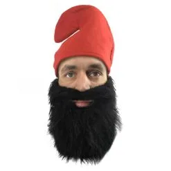 Adults Garden Gnome Faux Fur Cosplay Fancy Dress Beard & Hat Accessory -Halloween Shop 2771b7f6 4e86 4e0e 8d65 33b8604106d0 33024.1678098177