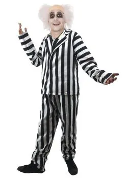 Adults Crazy Beetlejuice Movie Ghost Halloween Fancy Dress Costume [Standard] -Halloween Shop 29b9e3b9 322a 4794 b2d8 a4e97176f577 66575.1665154860