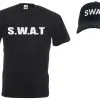 Unisex Black SWAT Police Riot Team Special Forces Squad Cap & T-Shirt Set -Halloween Shop 2b9dfc3a 5d2a 4f32 b053 539f6ad7918e 60559.1552482642