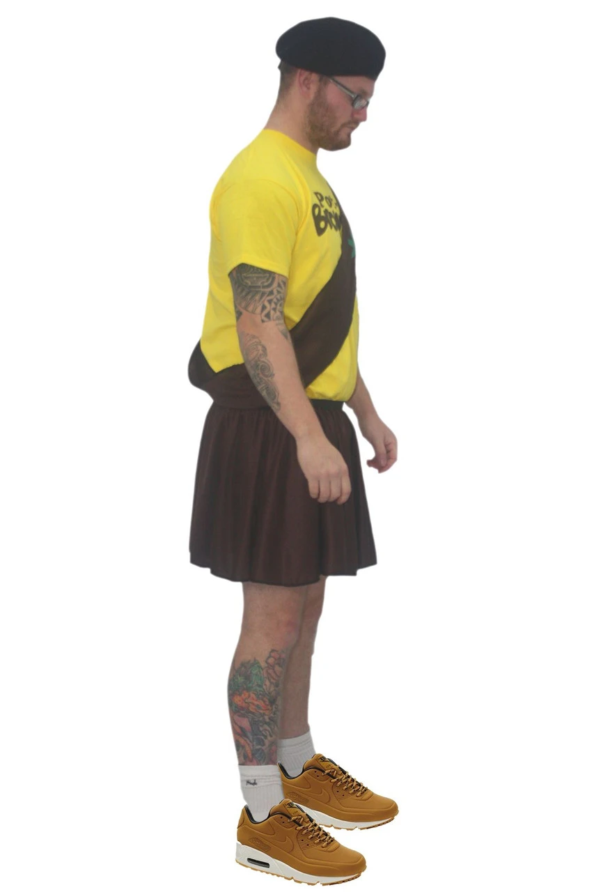 Mens Pot Brownie Costume Girl Scout Cookies Festival Fancy Dress 420 Weed UK 7 Mens Pot Brownie Costume Girl Scout Cookies Festival Fancy Dress 420 Weed UK - Image 5