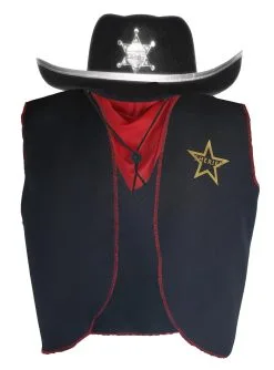 Childs Sheriff Wild West Cowboy Cowgirl Western Law Maker Fancy Dress Costume [2 Sizes] -Halloween Shop 2eb09153 41cf 4d8e 9987 d8b3e620fc43 27024.1655372598