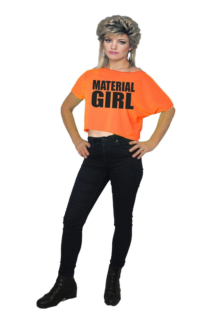 1980's 80's 1990's 90's Off The Shoulder Pop Icon & Movie TV Film Slogan Crop Top 7 1980's 80's 1990's 90's Off The Shoulder Pop Icon & Movie TV Film Slogan Crop Top - Image 5