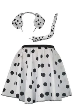 Womens White & Black 15" Dalmatian Dog Skater Skirt & Accessory Kit 7 Womens White & Black 15" Dalmatian Dog Skater Skirt & Accessory Kit -Halloween Shop 4080b3a4 ee9d 449e ae4a dab6f3379a03 54134.1657281761