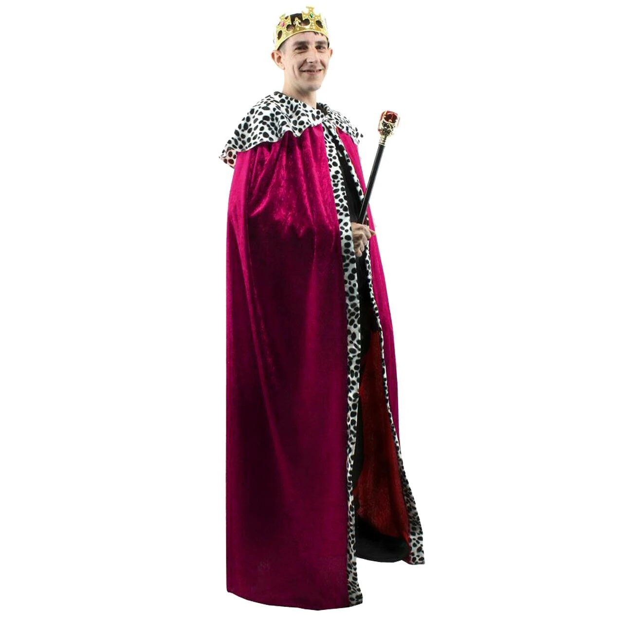 Deluxe Kings Robes Cloak Nativity 3 Wise Men Medieval Cape & Crown Royal Fancy Dress 7 Deluxe Kings Robes Cloak Nativity 3 Wise Men Medieval Cape & Crown Royal Fancy Dress - Image 5