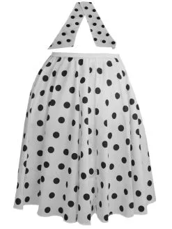 Adults 26" Polka Dot Spot Rockerbilly Rock N Roll Skirt & Neck Scarf 1950s Fancy Dress -Halloween Shop 47890628 da41 4a75 a3d1 a711573b774d 50908.1653060232