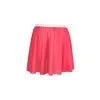 Ladies 15" Neon Pink Skater Skirt Roller Disco Womens Cheerleader Fancy Dress