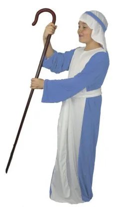 Childrens Sky Blue Shepherd Costume Kids Christmas Nativity Wise Man Fancy Dress -Halloween Shop 4dcd11be e781 428c 98fc 90625998b39c 41039.1668078355