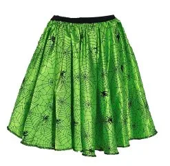 Childs 8-12 Years Spiderweb Design 15" Skater Skirt Halloween Fancy Dress [2 Colours] -Halloween Shop 507040e4 83a6 4115 98ed 129fd340b33a 69234.1663944716