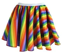 Adults 15" Skater Skirt Rainbow Pride LGBT Festival Celebration Fancy Dress [2 Sizes] -Halloween Shop 52df1e56 4948 43b1 be37 3e5430bea48f 80676.1655455926