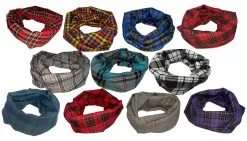 High Quality Poly-Viscose Snood Clan Tartan Range Social Distancing Face Cover