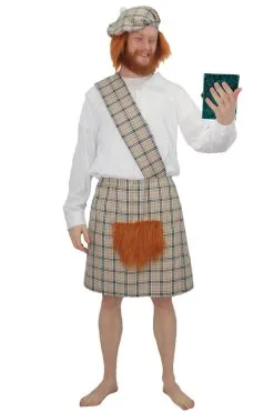 The Dragons Den Thompson Camel Scottish Tartan Kilt Fancy Dress Costume Set -Halloween Shop 62720ceb 94ba 4c36 96da eba7063eeeb0 36445.1560695654
