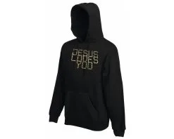 Unisex Jesus Loves You Black Hoodie Hoody Christian God