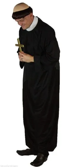 Adults Unisex Vicar Priest Religious Clergy Man Catholic Christian Fancy Dress Costume -Halloween Shop 68a13075 a496 464e a872 52f15def83eb 55648.1643971560