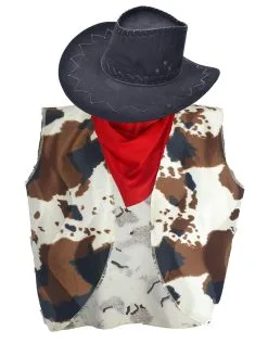 Adults Cowboy Waistcoat Hat & Neckerchief Western Wild West Fancy Dress Costume [3 Sizes] -Halloween Shop 6ed0c075 565d 4caf b2f6 2dd7c781d0f7 56041.1665498207