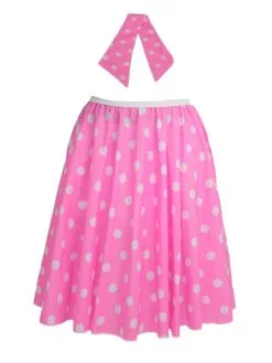 Adults 22" Polka Dot Spot Rockerbilly Rock N Roll Skirt & Neck Scarf 1950s Fancy Dress -Halloween Shop 6f56b0e7 4df8 4e9e 8cd3 5e8aac03fc81 84428.1653056839