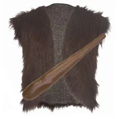 Unisex Caveman Prehistoric Waistcoat & Club Animal Fur Fancy Dress Set -Halloween Shop 7172596b f477 4009 a1a2 df71de745fc4 28287.1657270624