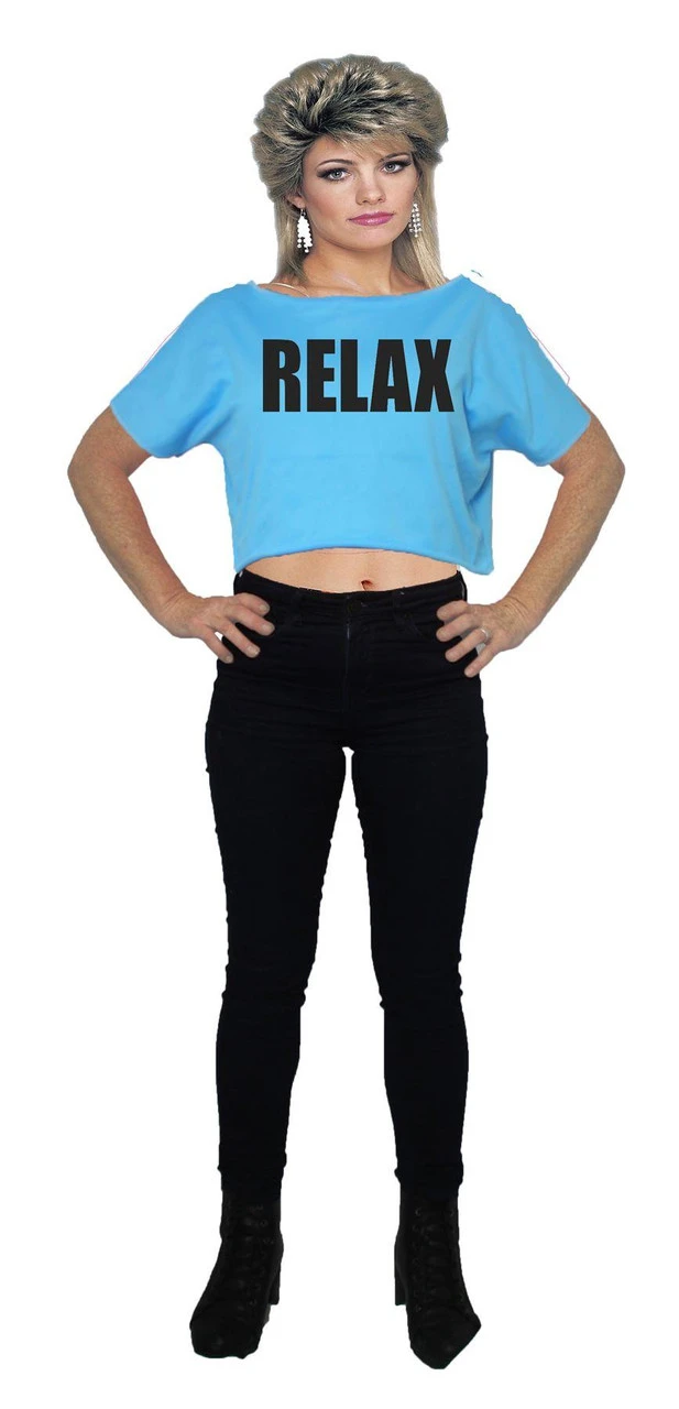 1980's 80's 1990's 90's Off The Shoulder Pop Icon & Movie TV Film Slogan Crop Top 34 1980's 80's 1990's 90's Off The Shoulder Pop Icon & Movie TV Film Slogan Crop Top - Image 32