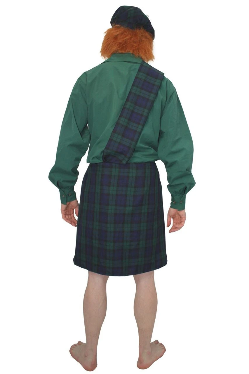 The Dragons Den Black Watch Scottish Tartan Kilt Fancy Dress Costume Set 25 The Dragons Den Black Watch Scottish Tartan Kilt Fancy Dress Costume Set - Image 23