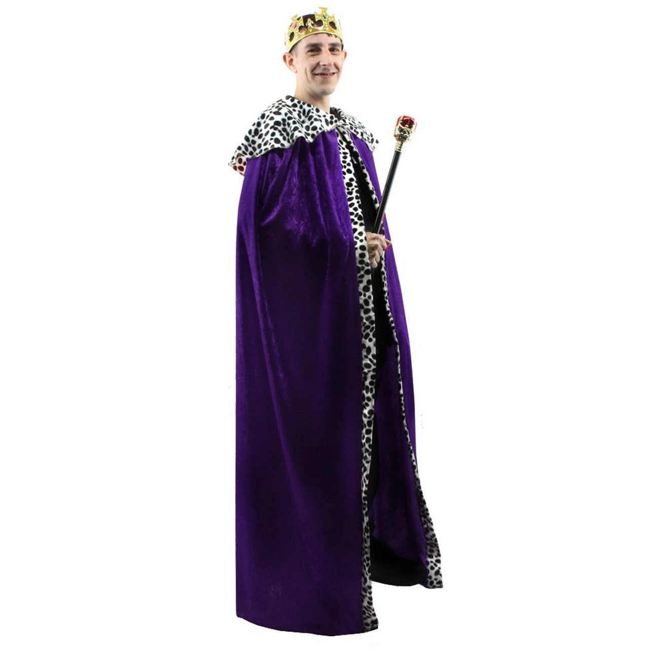 Deluxe Kings Robes Cloak Nativity 3 Wise Men Medieval Cape & Crown Royal Fancy Dress 6 Deluxe Kings Robes Cloak Nativity 3 Wise Men Medieval Cape & Crown Royal Fancy Dress - Image 4