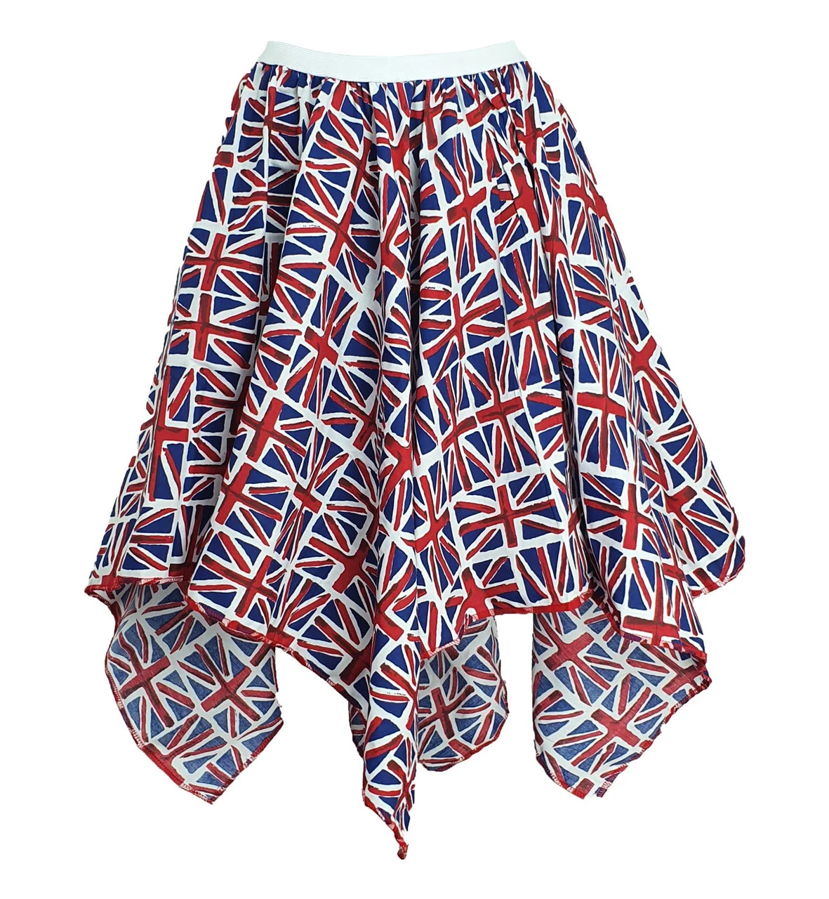 Great Britain Supporters GB Union Jack Union Flag United Kingdom Fancy Dress Handkechief Skirt 4 Great Britain Supporters GB Union Jack Union Flag United Kingdom Fancy Dress Handkechief Skirt - Image 2