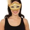 Gold Braided Eye Mask With Tall Feather & Stone Masquerade Fancy Dress -Halloween Shop 8771454d 1e61 40a4 b06b 2d51b618a9f5 40418.1603290735