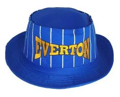 Everton Scouser Scouse North West Supporters Novelty Pork Pie Bucket Hat [One Size]