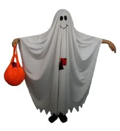 The Dragons Den Childrens Friendly Ghost Fancy Dress Costume Kids Age 8-12