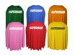 Adults 35" Super Mum Superhero Mothers Day Fancy Dress Cape Gift Idea