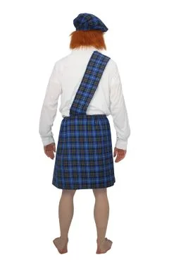The Dragons Den Blue Hunting Scottish Tartan Kilt Fancy Dress Costume Set -Halloween Shop 91f3a8d6 c82c 45b5 ba15 9856079f33b5 56671.1561073462