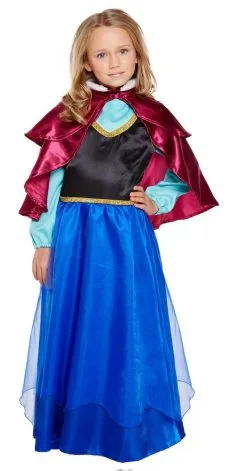 Childrens Anna Christmas Xmas World Book Day Movie Fancy Dress Costume