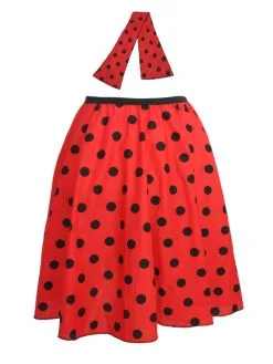 Adults 22" Polka Dot Spot Rockerbilly Rock N Roll Skirt & Neck Scarf 1950s Fancy Dress -Halloween Shop 98ef1286 fd0c 41f6 8fa6 92871d5d45fb 48057.1653056868