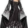 Girls Forsaken Soul Hooded Dress Halloween Ghoul Fancy Dress Costume [2 Sizes]