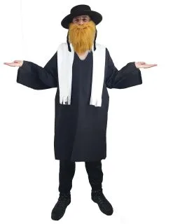 Adults Rabbi Preacher Religous Teacher Jewish Fancy Dress Costume [2 Sizes 4 Colours] -Halloween Shop a6608578 5544 4553 9c46 d294cf7c3c4a 95484.1663925875