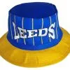 Leeds Yorkshire Supporters Novelty Pork Pie Bucket Hat [One Size] -Halloween Shop a6a72087 0f78 4e95 acc8 b8203fcd5722 04683.1678371682
