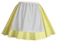 Adults 15" Length Gingham Skater Skirt With Apron Country Barn Dance Western Cowgirl World Book Day Fancy Dress Costume Accessory -Halloween Shop a7aadd6a 64b4 4303 8338 80e156f091bf 28078.1681393227