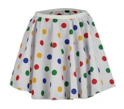Childs 15" Length Multicolored Polka Dot Spots Skater Skirt Fancy Dress [2 Sizes] -Halloween Shop a8d36101 297c 4079 9005 3180067d744a 46001.1674224343