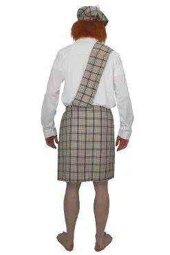 The Dragons Den Thompson Camel Scottish Tartan Kilt Fancy Dress Costume Set -Halloween Shop aa036700 7ebc 4dd5 9956 3a58e92ccdde 43926.1515655674