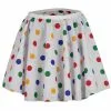 Childs 15" Length Multicolored Polka Dot Spots Skater Skirt Fancy Dress [2 Sizes]