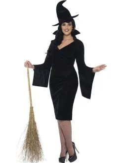 Ladies Black Curves Witch Fancy Dress Costume With Dress & Hat 06102015 -Halloween Shop af1e1b39 6420 42bd 95f5 54e62ec0d702 44000.1444145186