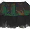Ladies Camouflage Army Girl Cyber Tutu Skirt Fancy Dress [UK 8-12]