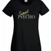 Ladies Black Sweet But Little Bit Psycho T-Shirt Shirt Ava Max -Halloween Shop api0ze0cd 72315.1554118345
