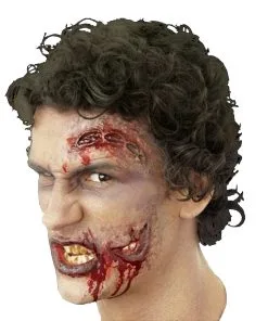 Woochie Split Open Huge Slash Marks Special Effects Latex Appliance Cosplay Accessory