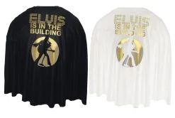 Adults 24" The King "Is In The Building" Rock N Roll Printed Fancy Dress Cape