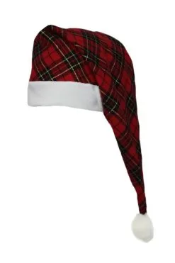 Childs Tartan Night Cap Scottish Wee Willy Winky Book Day Burns Night Novelty Hat -Halloween Shop api4ycafa 12821.1626453978