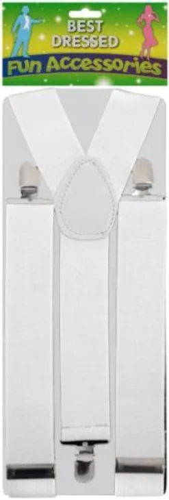 Black White Unisex Braces Adjustable Suspenders Gangster Fancy Dress Uk -Halloween Shop api5aht4m 34646.1507722452