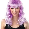 Ladies Purple & White Lolita Cosplay Cartoon Wig Fancy Dress Accessory -Halloween Shop api5dfp2q 43618.1636022623